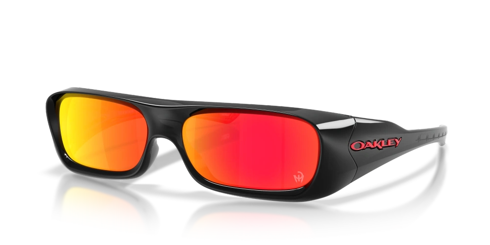 Oakley Sunglasses PERMIAN Patrick Mahomes II Collection Black Ink/Prizm Ruby OO9520-11