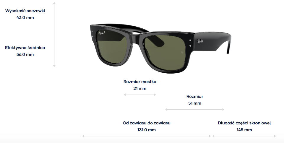 Ray-Ban Okulary przeciwsłoneczne z polaryzacją RB0840S-901/58