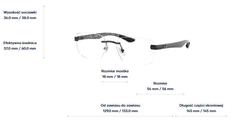 Ray-Ban Okulary korekcyjne RX8423-2509