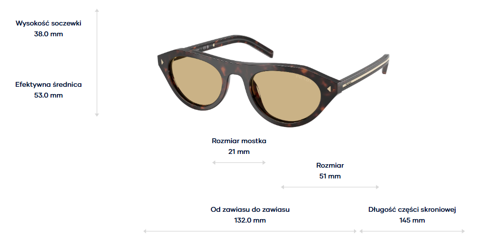 Prada Okulary przeciwsłoneczne PR B15S-17N70R