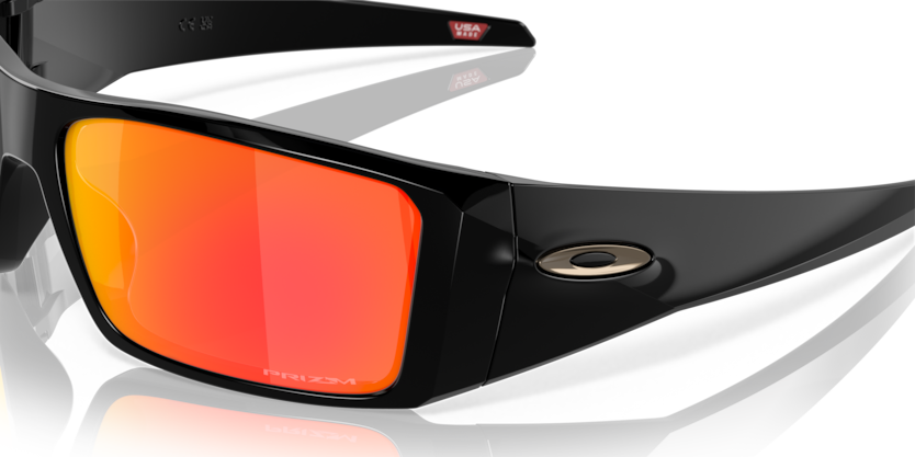 Oakley Okulary przeciwsłoneczne HELIOSTAT Polished black/Prizm ruby OO9231-06