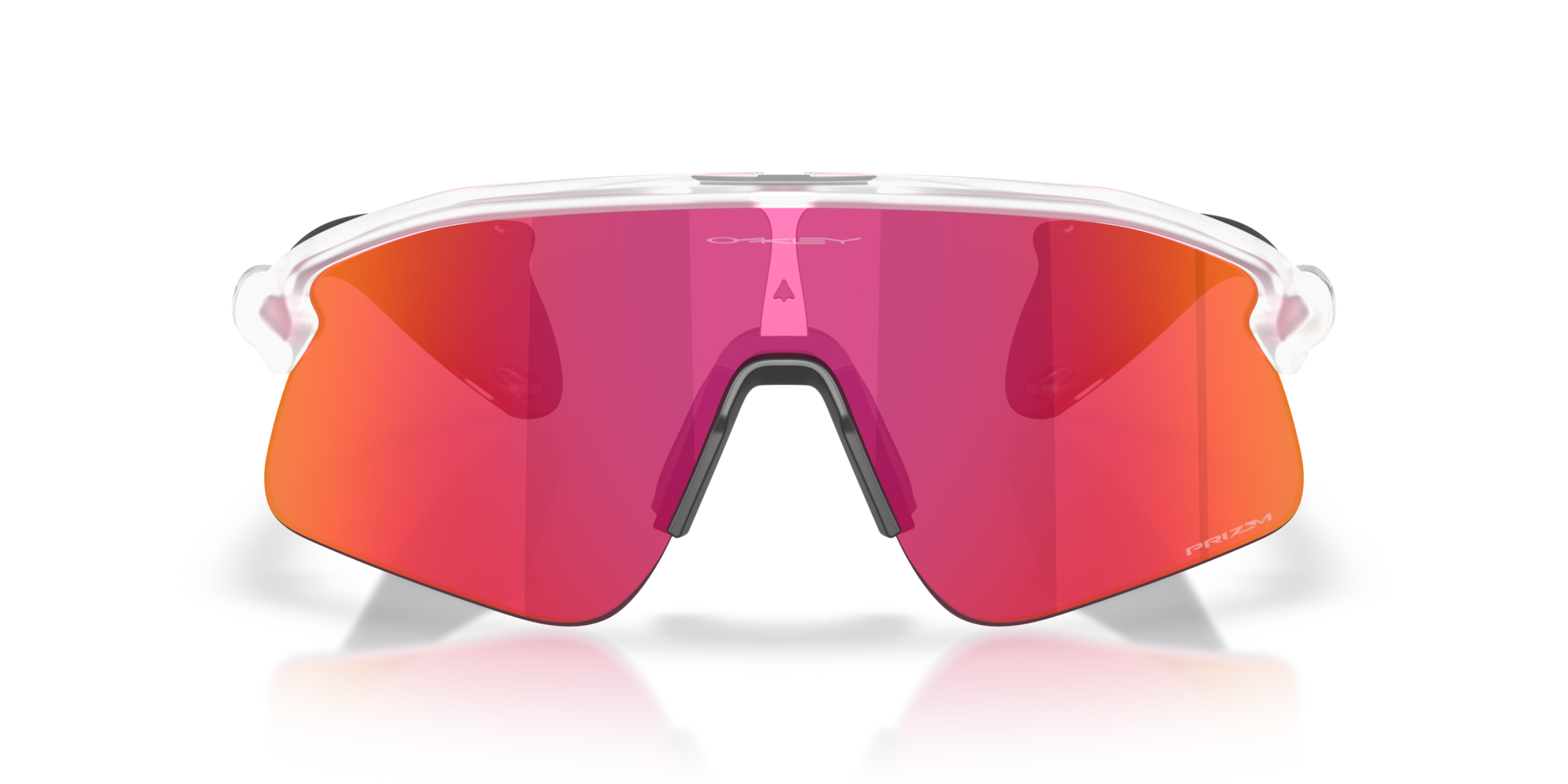 Oakley Okulary przeciwsłoneczne Stunt Devil Matte Clear / Prizm Field OO9517-10