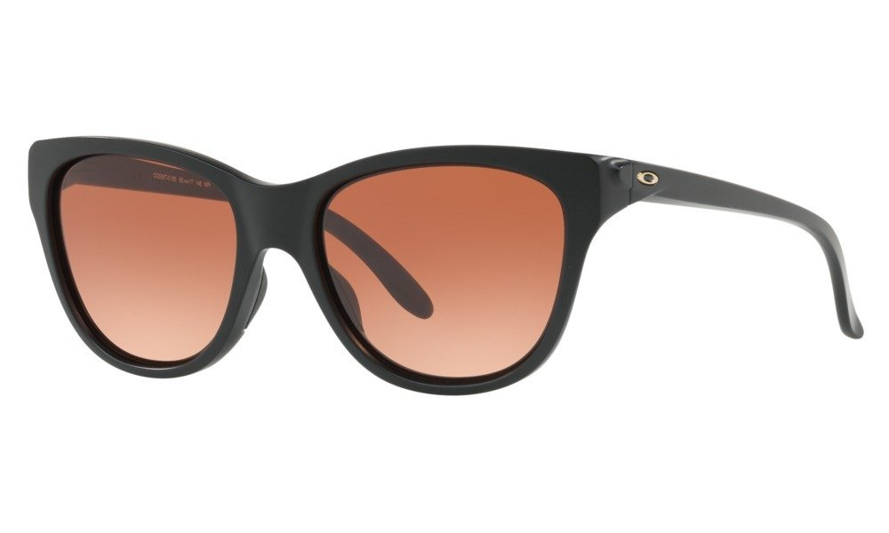 Oakley Okulary przeciwsłoneczne HOLD OUT Matte Black/Vr50 Brown Gradient OO9357-01