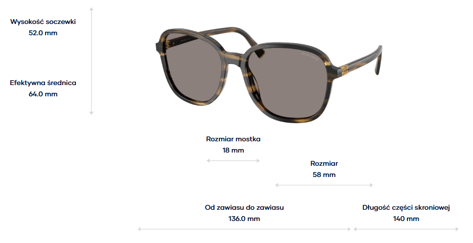 Miu Miu Sunglasses MU B01S-25E80Q