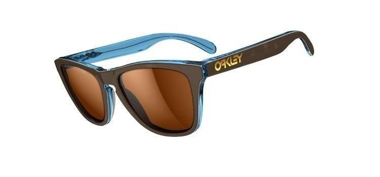 Oakley Sunglasses  Frogskins LX Tortoise Blue/Bronze Polarized OO2043-03