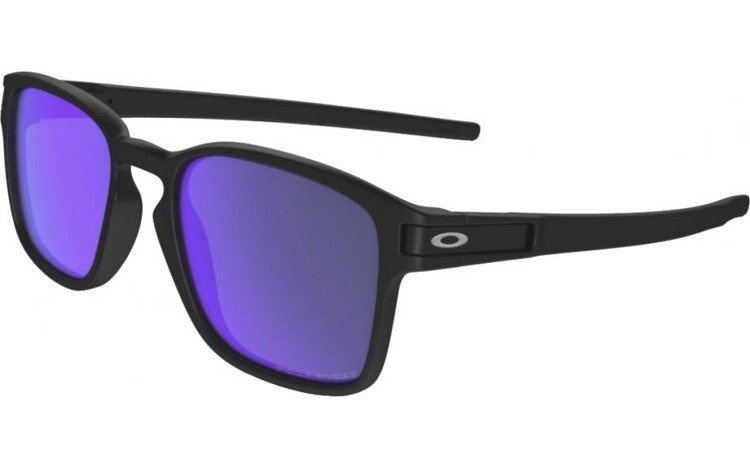 Oakley Okulary przeciwsłoneczne LATCH SQ Matte Black/Violet Iridium Polarized OO9353-04
