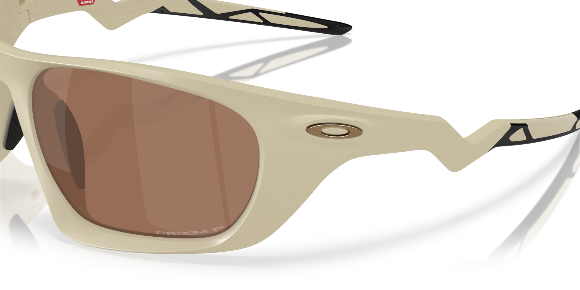 Oakley Okulary przeciwsłoneczne LATERALIS Matte Sand/Tungsten Iridium Polarized OO9431-05