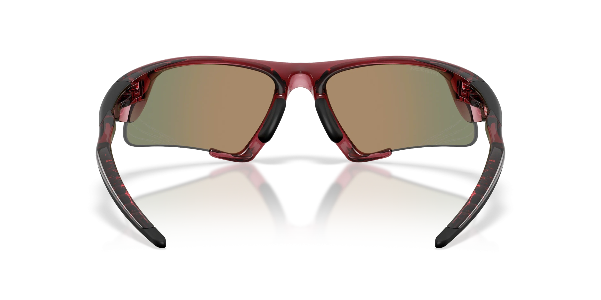 Oakley Okulary przeciwsłoneczne SUTURE JACKET Basecamp Collection Transparent Iron Red/Prizm Ruby OO9532-12