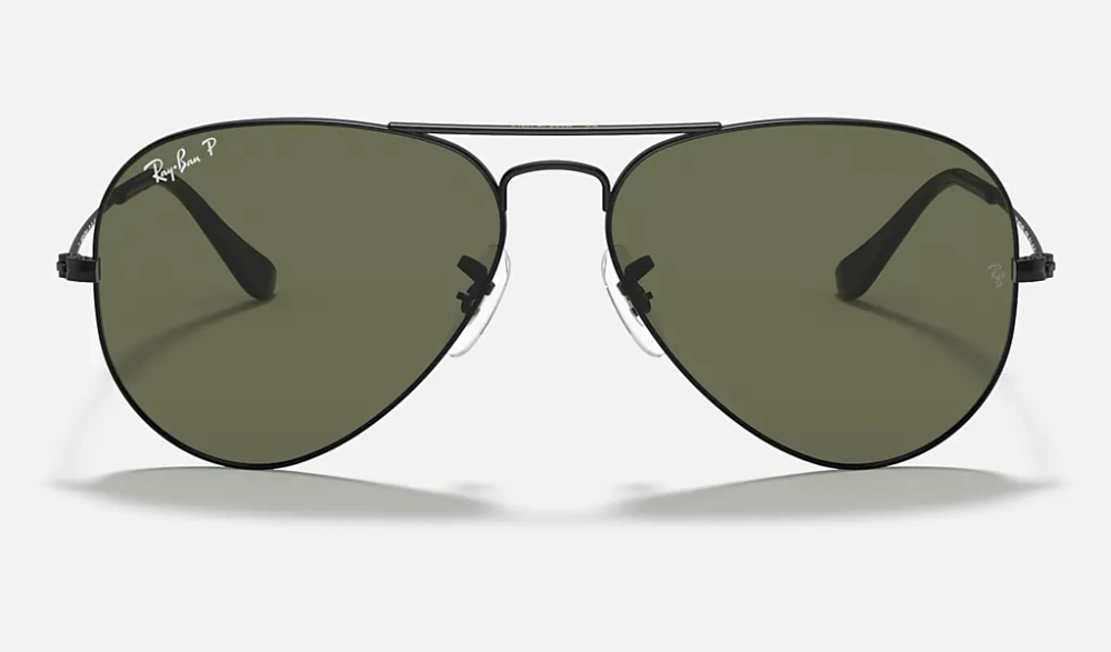 Ray-Ban Okulary przeciwsłoneczne z polaryzacją AVIATOR LARGE METAL RB3025 - 002/58