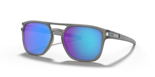 Oakley Okulary przeciwsłoneczne LATCH BETA Matte Grey Ink/Prizm Sapphire Polarized OO9436-06