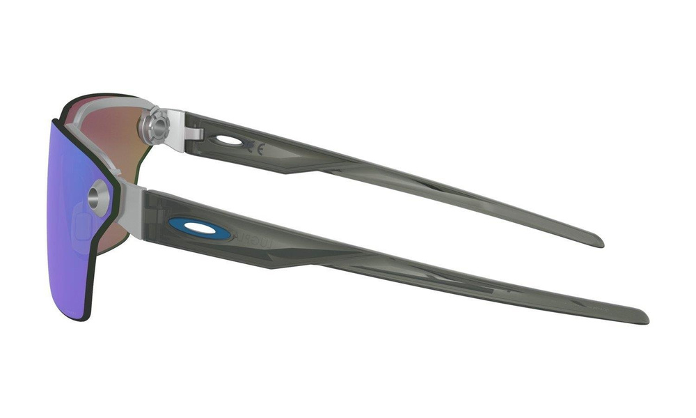 Oakley Sunglasses LUGPLATE Satin Chrome/Prizm Sapphire OO4139-03