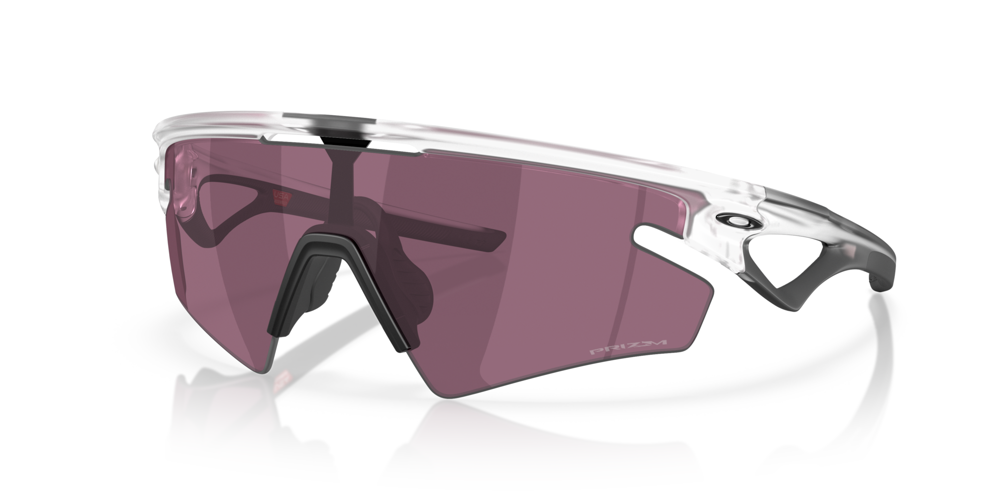 Oakley Okulary przeciwsłoneczne Sphaera Slash Matte Clear / Prizm Road Black OO9499-10