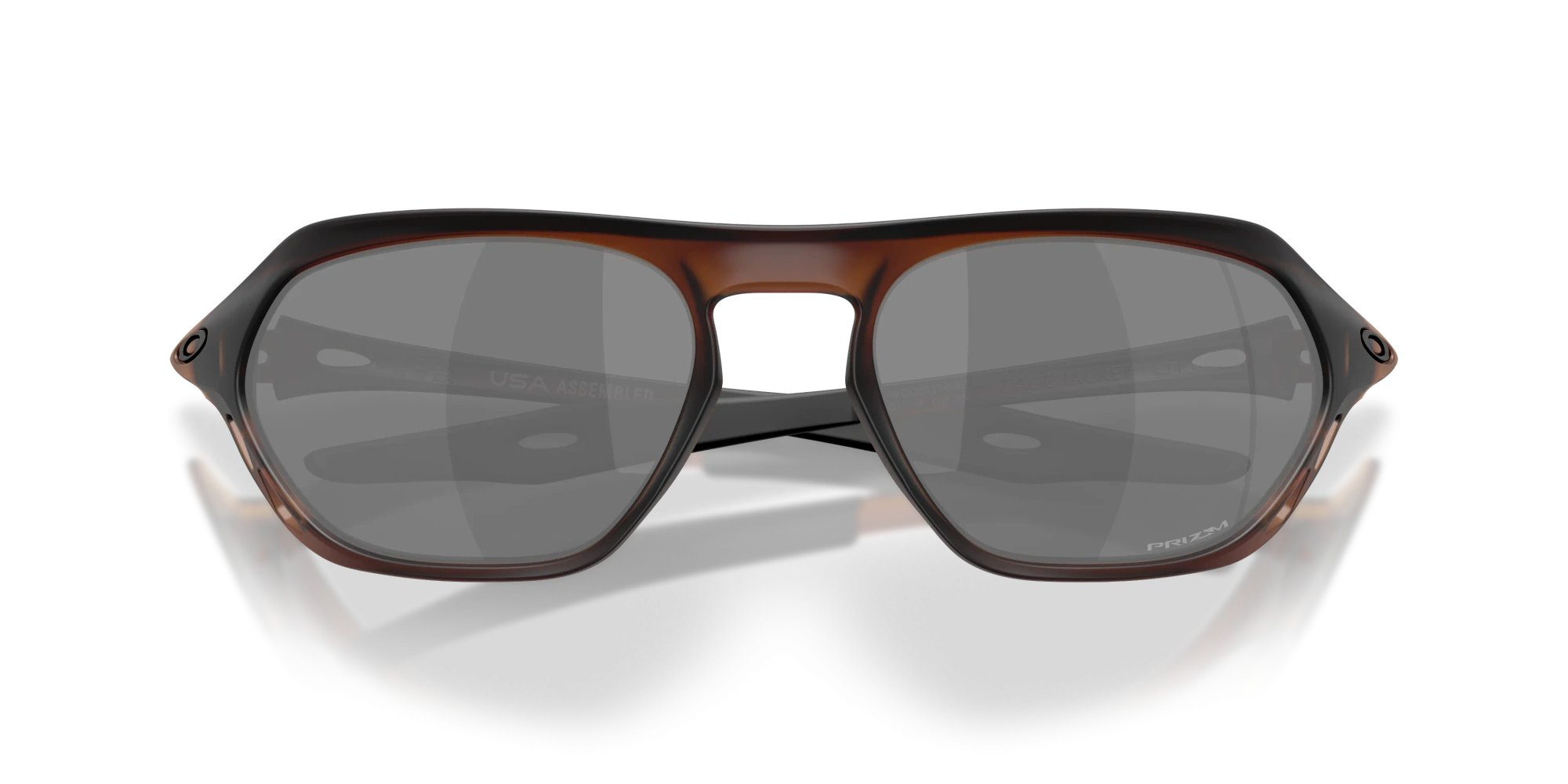 Oakley Okulary przeciwsłoneczne CAGE JACKET Matte Rootbeer/Prizm Black OO9537-04
