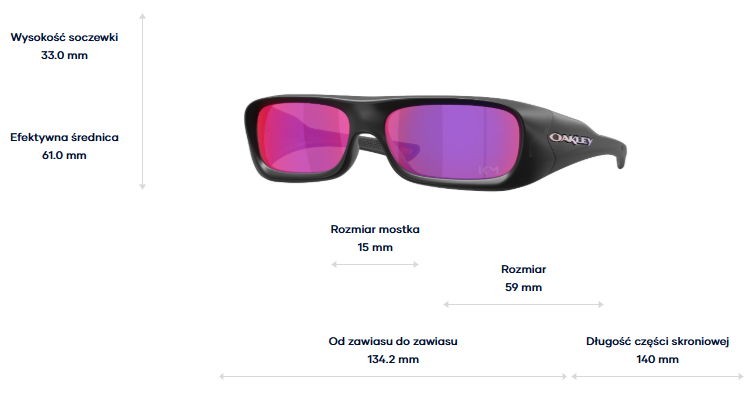 Oakley Okulary przeciwsłoneczne PERMIAN Kylian Mbappé Signature Matte Black Ink / Prizm Road OO9520-07