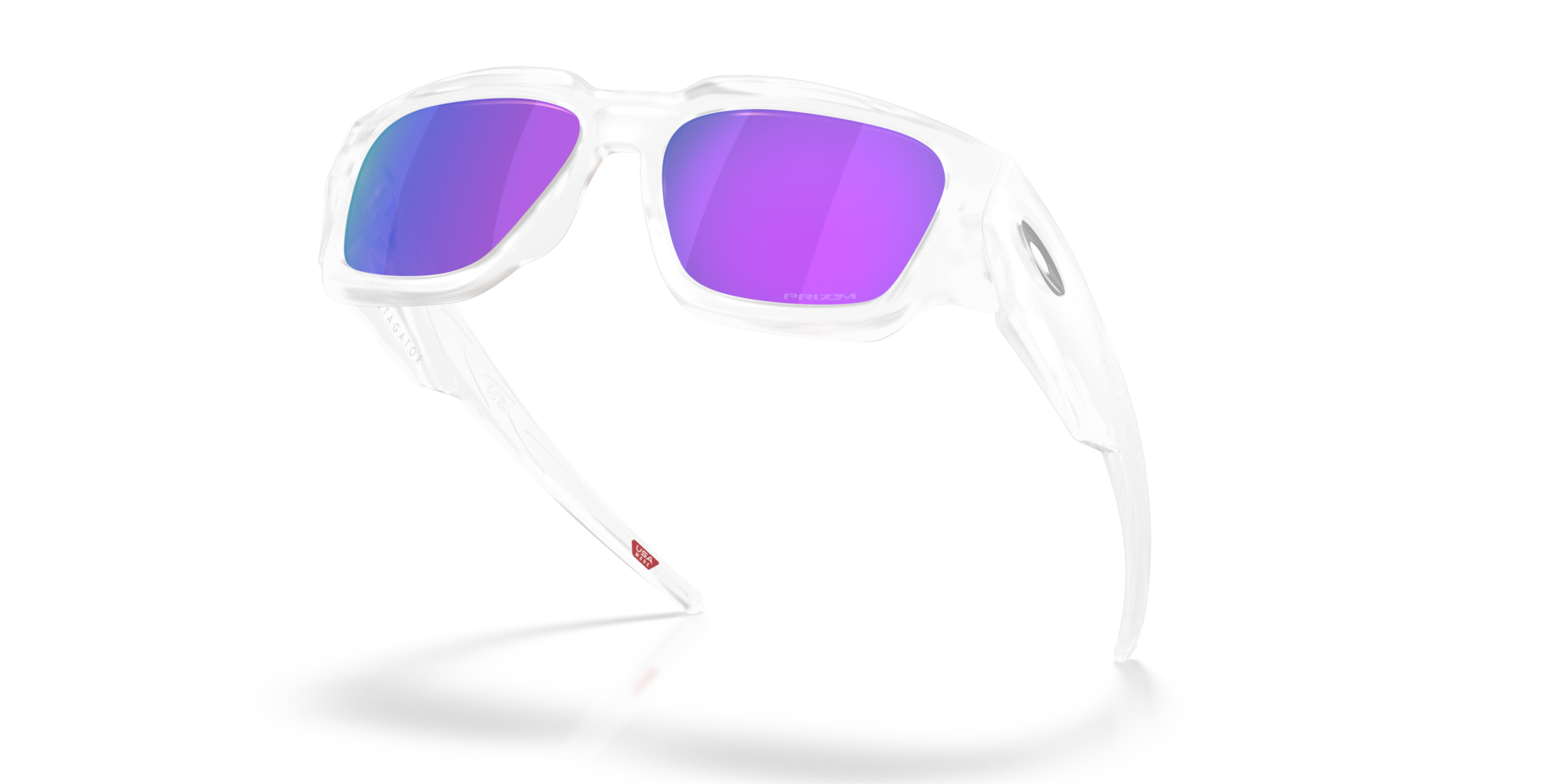 Oakley Okulary przeciwsłoneczne Instagator Matte Clear / Prizm Violet OO9514-06