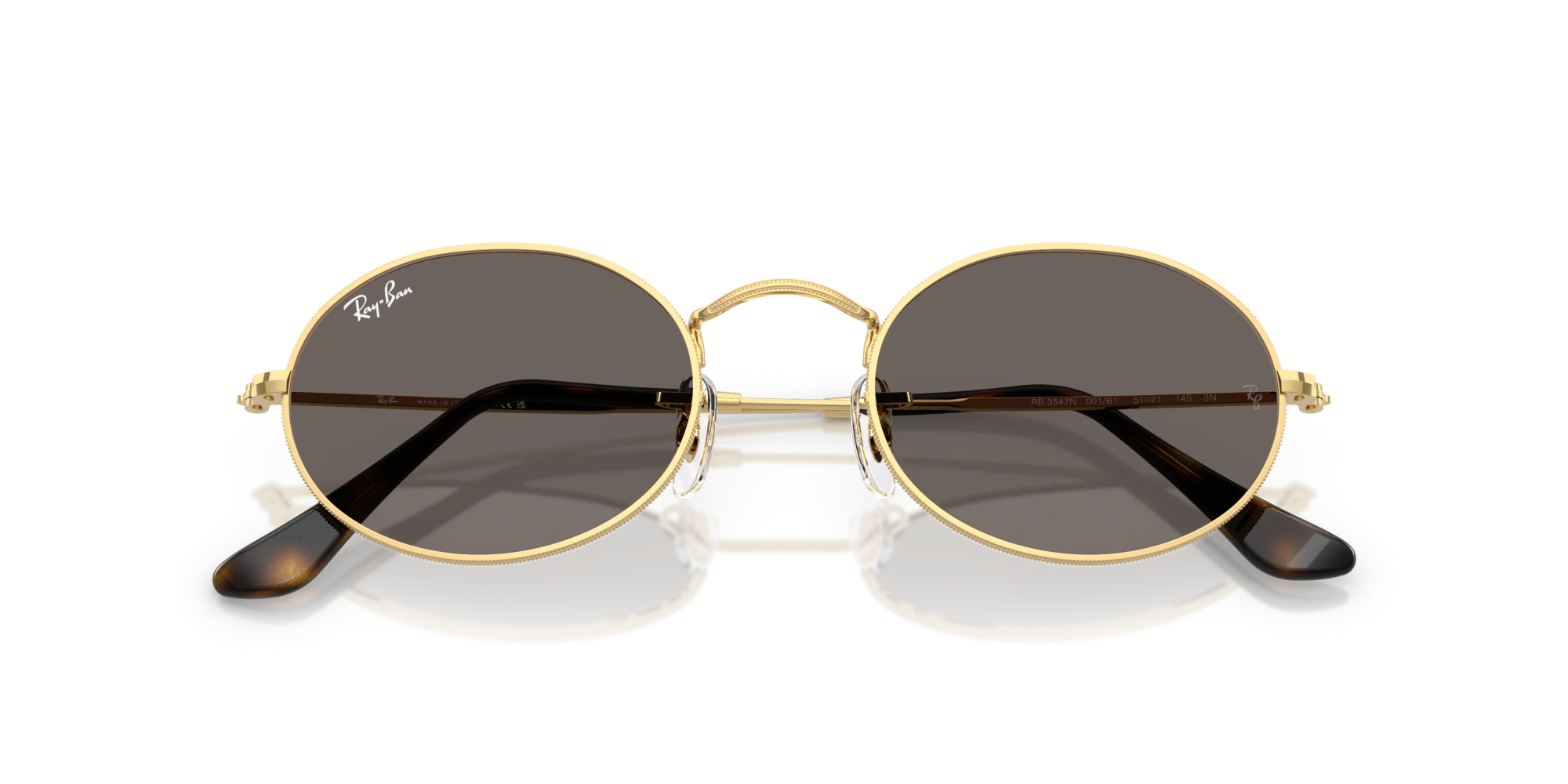 Ray-Ban Okulary przeciwsłoneczne OVAL RB3547N-001/B1