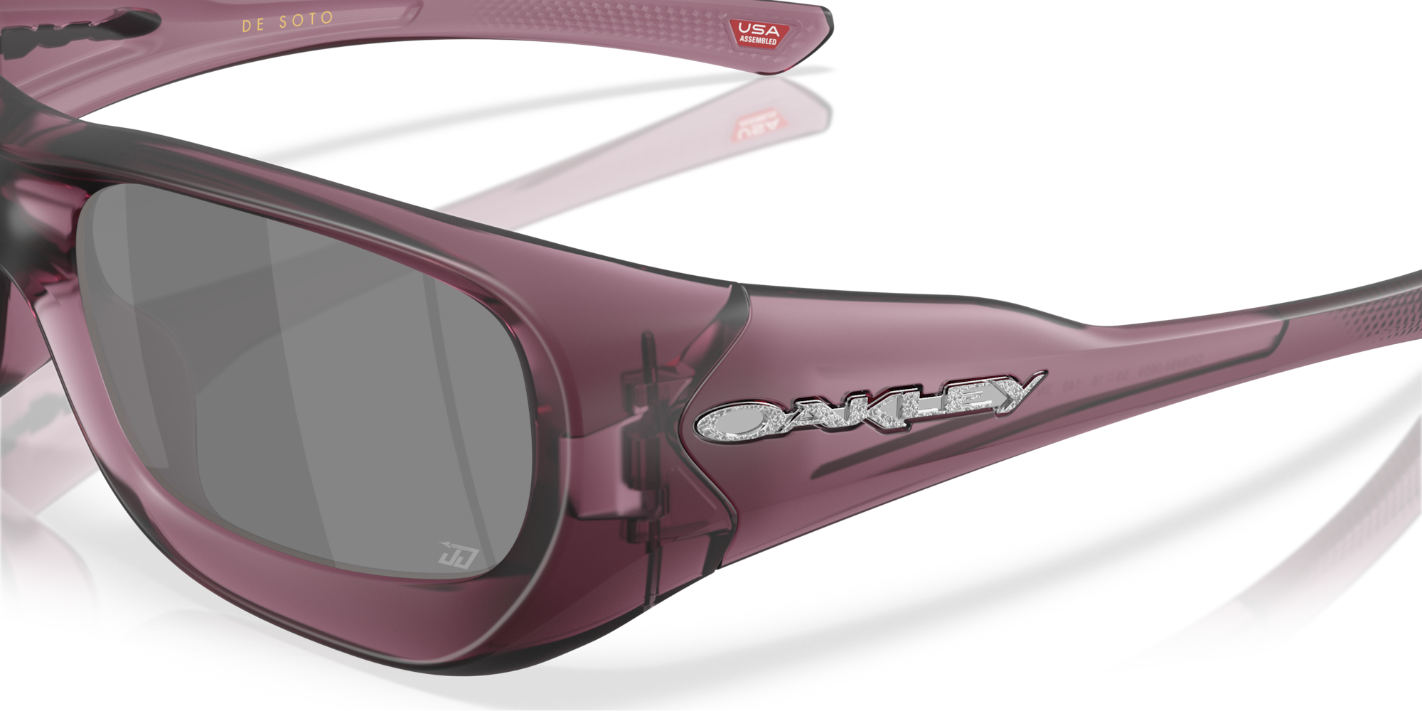 Oakley Okulary przeciwsłoneczne Justin Jefferson Signature Series DE SOTO Matte Transparent Indigo / Prizm Black OO9494-06