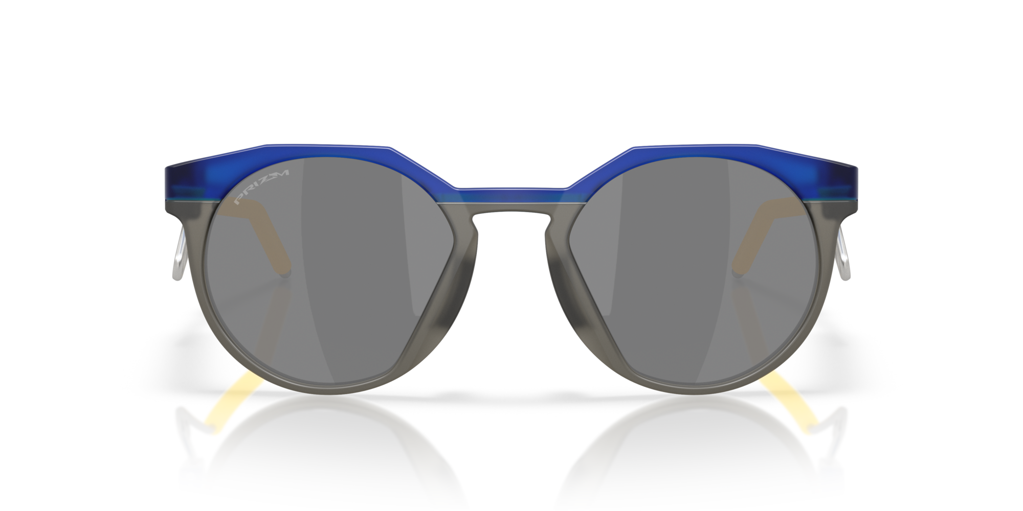 Oakley Okulary przeciwsłoneczne HSTN METAL Transparent Crystal Blue/Prizm Black OO9279-06