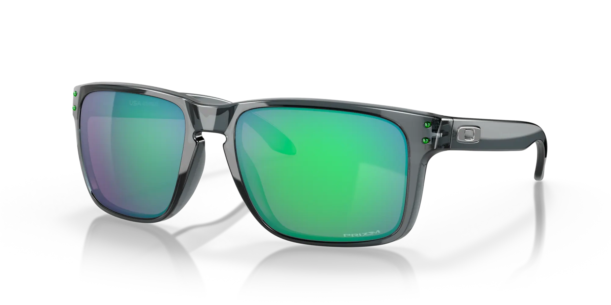 Oakley Okulary przeciwsłoneczne HOLBROOK XL Crystal Black/Prizm Jade OO9417-14