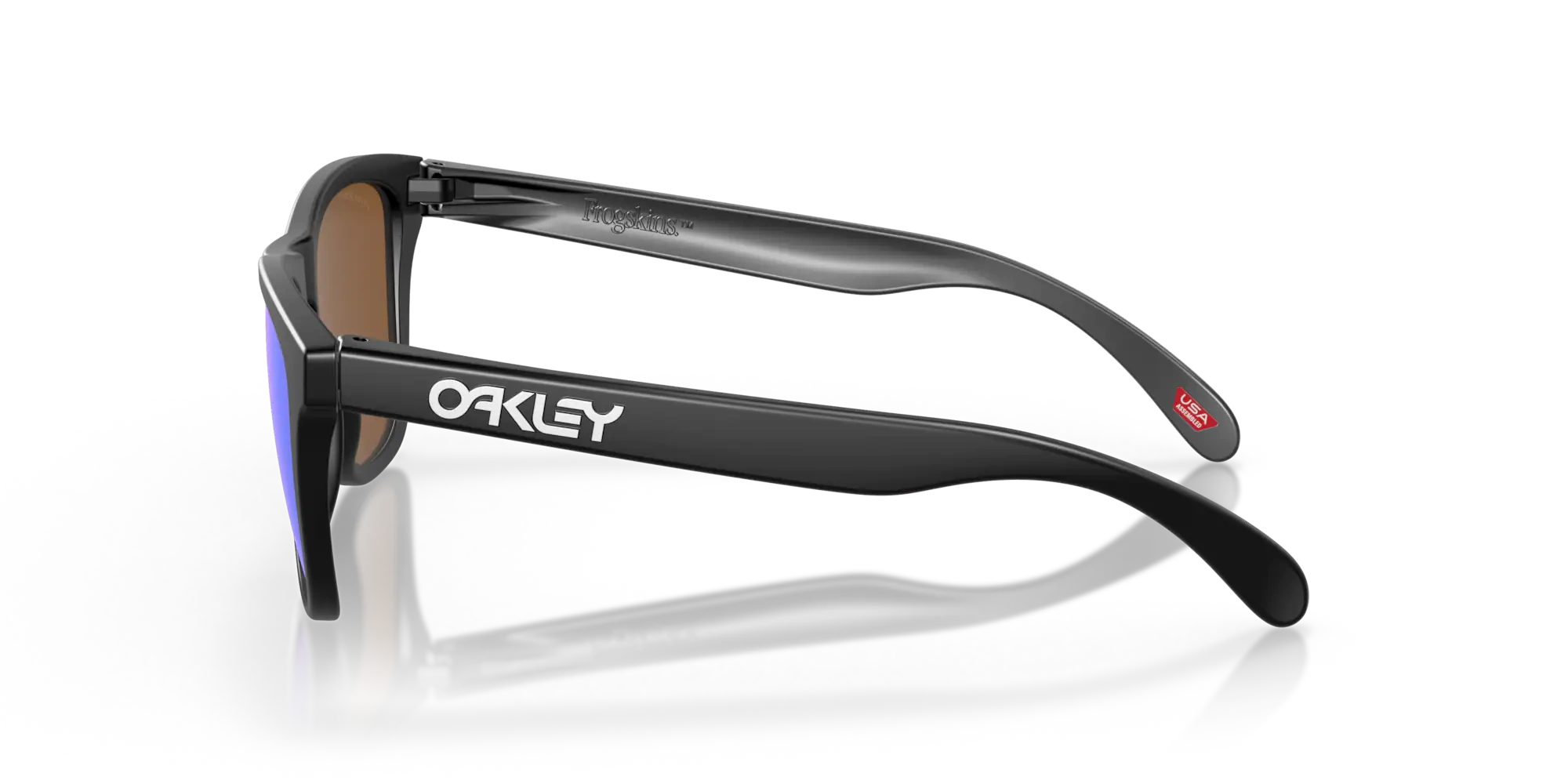 Oakley Okulary przeciwsłoneczne FROGSKINS Matte Black/Prizm Violet OO9013-H6