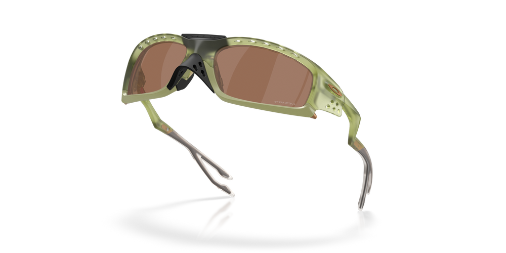 Oakley Okulary przeciwsłoneczne PLANTARIS SQ Transparent Fern / Prizm Tungsten OO9529-04