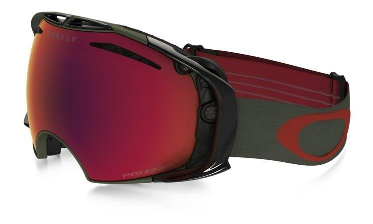 OAKLEY Gogle AIRBRAKE Dark Brush Black/Prizm Torch Iridium & Prizm Rose OO7037-52