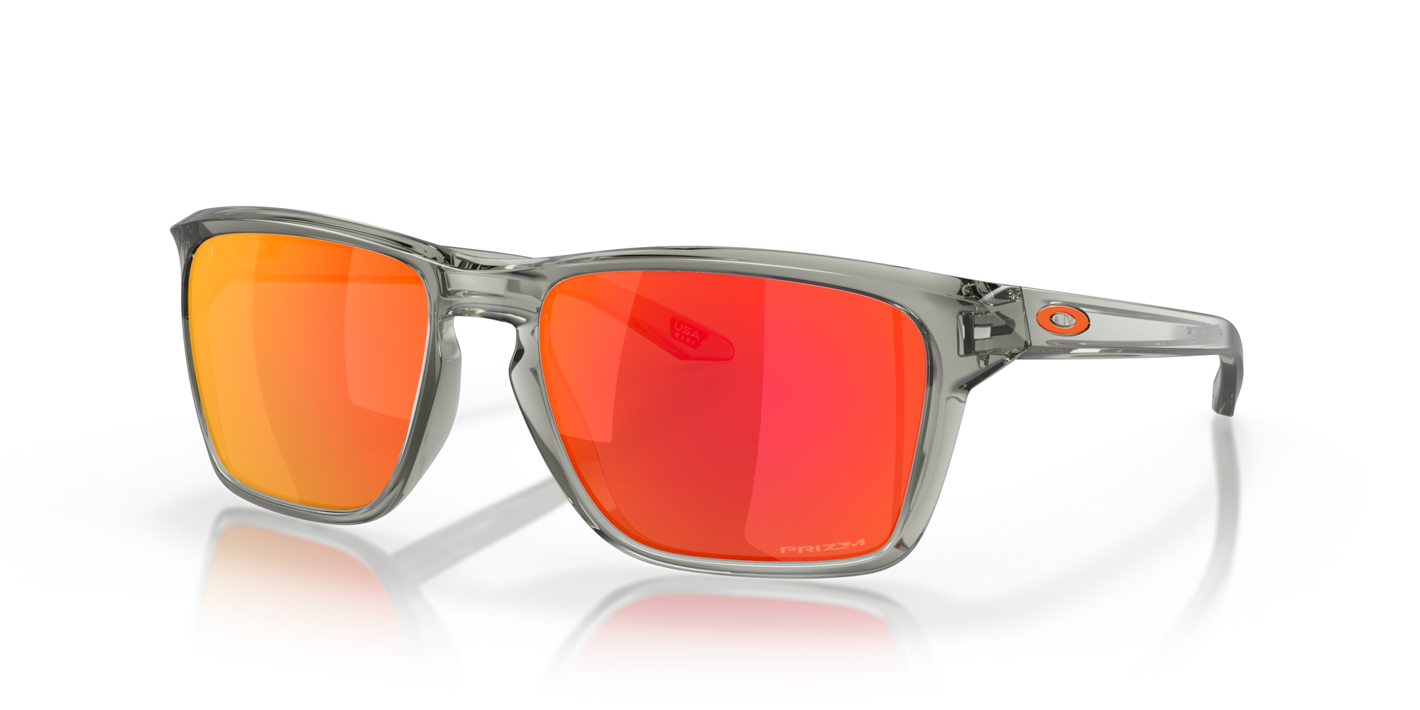 Oakley Okulary przeciwsłoneczne SYLAS Grey Ink/Prizm Ruby OO9448-32