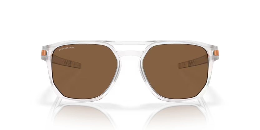 Oakley Okulary przeciwsłoneczne LATCH BETA Matte Clear / Prizm Bronze OO9436-11