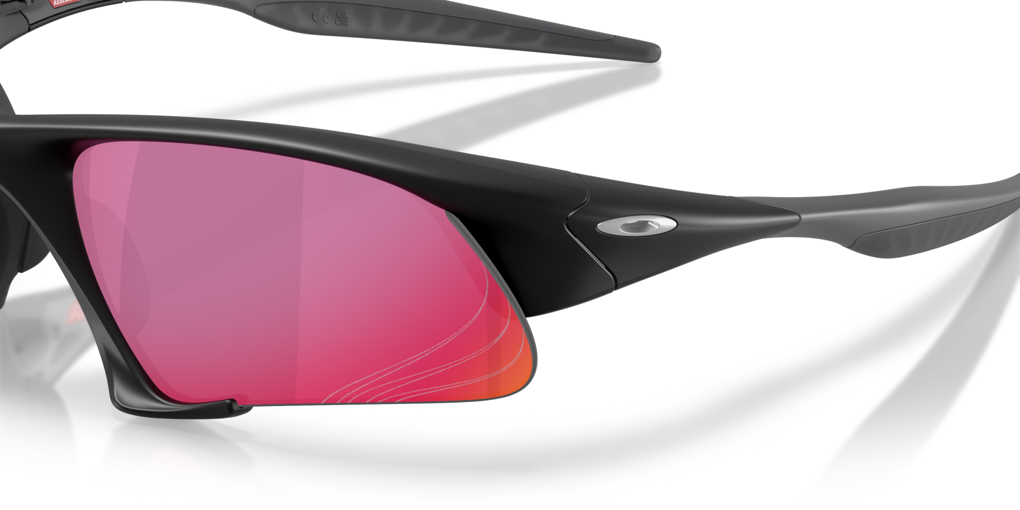 Oakley Okulary przeciwsłoneczne SUTURE JACKET Matte Black / Prizm Road OO9532-05