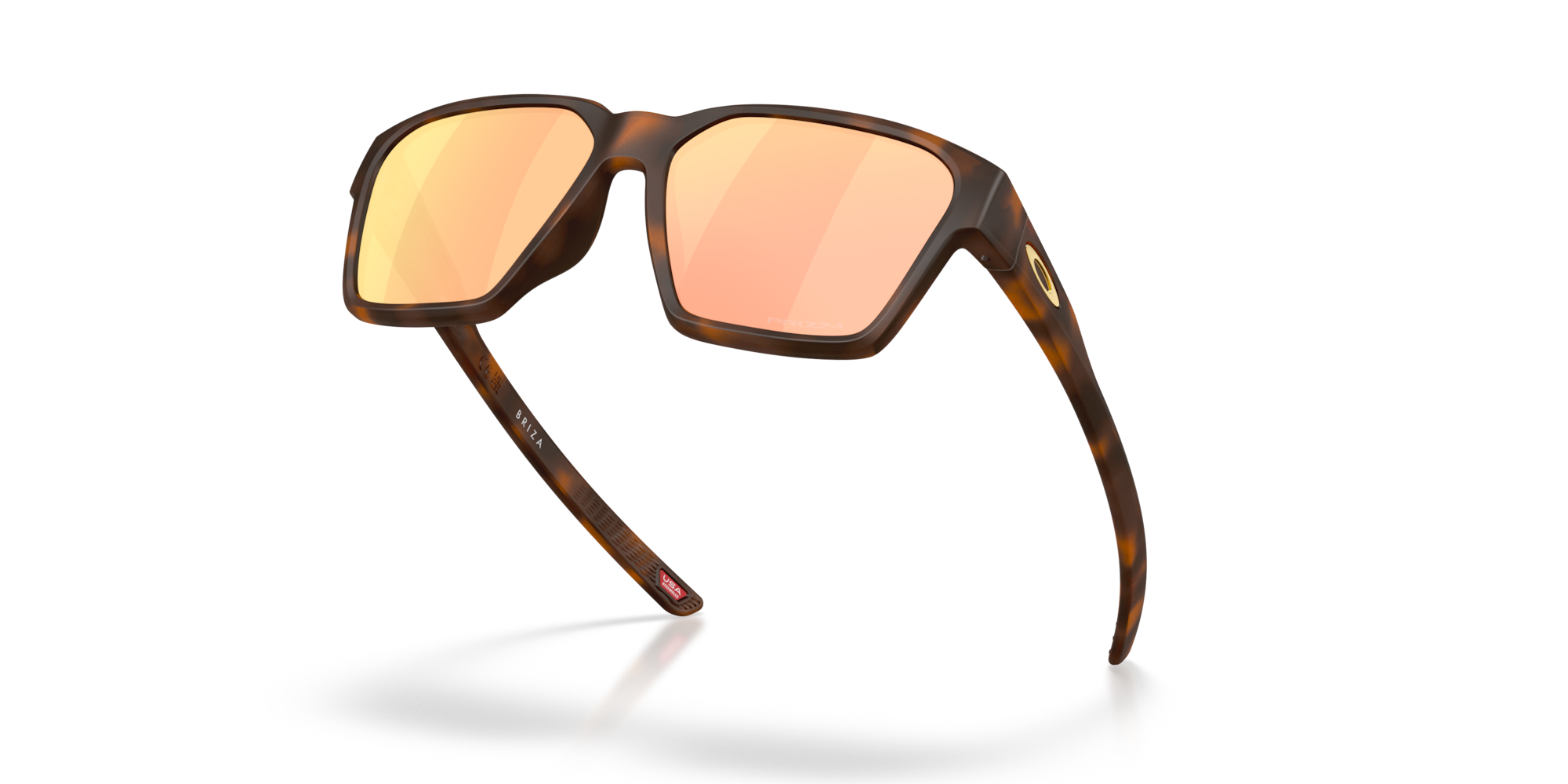 Oakley Okulary przeciwsłoneczne Briza Matte Tortoise Dark Amber / Prizm Rose Gold OO9497-06