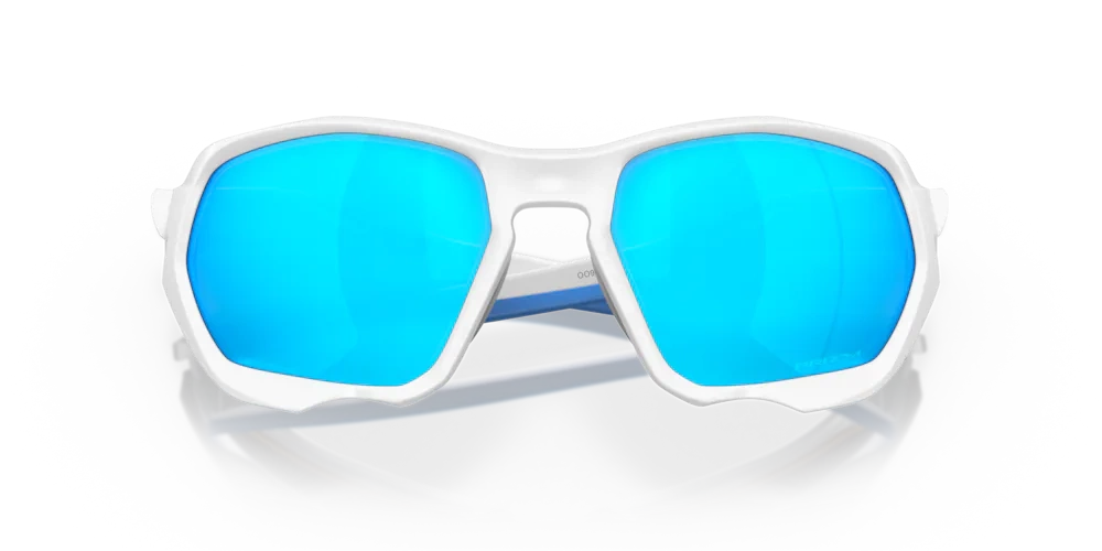 Oakley Sunglasses PLAZMA Matte White, Prizm Sapphire OO9019-10