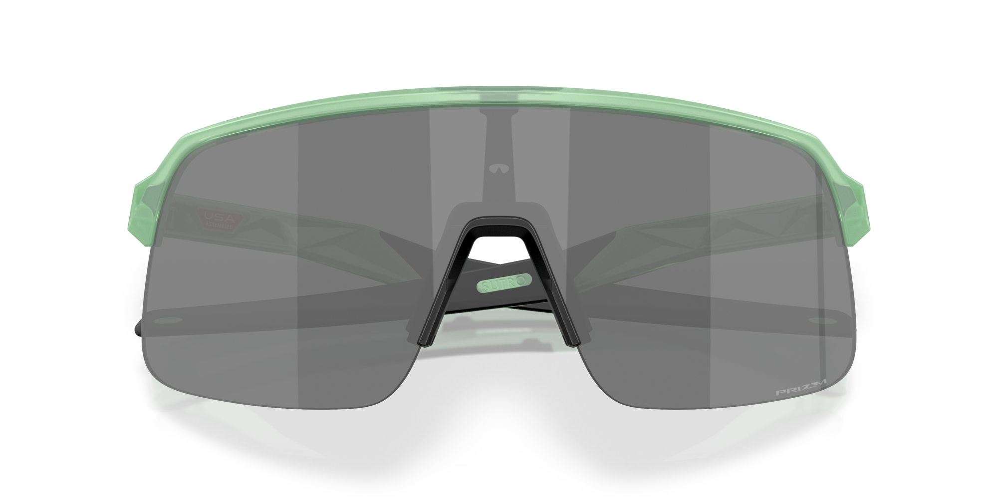 Oakley Okulary przeciwsłoneczne SUTRO LITE S Matt transparent jade / Prizm black OO9496-11