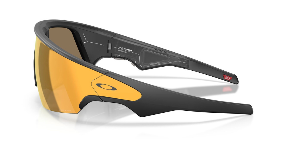 Oakley Meta Vanguard Black Frame / Prizm 24k - sportowe okulary Meta AI z kamerą OW8001-04