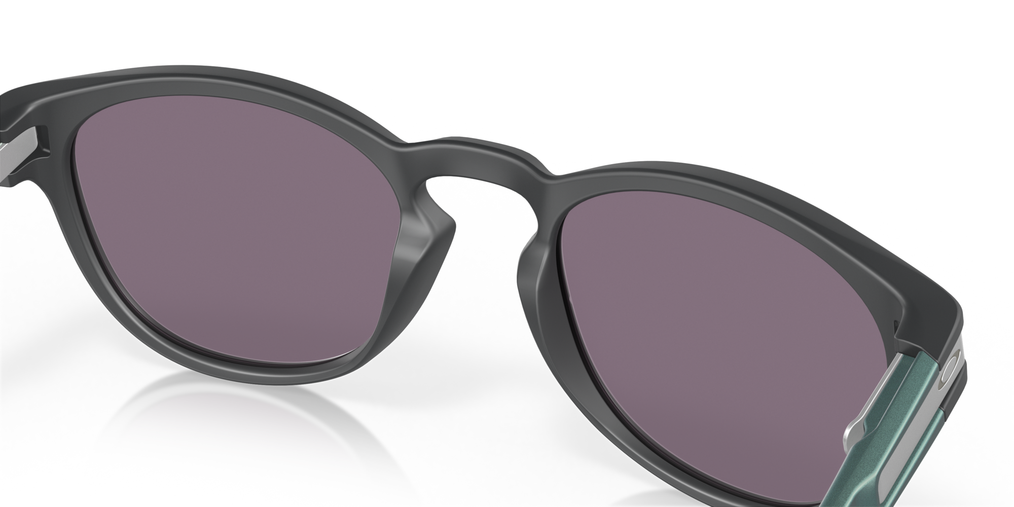 Oakley Okulary przeciwsłoneczne Latch Matte Carbon, Prizm Grey OO9265-62