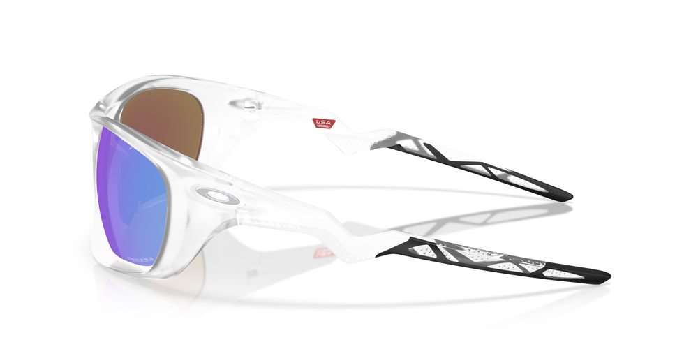 Oakley Okulary przeciwsłoneczne LATERALIS Matte Clear/Prizm Sapphire OO9431-06