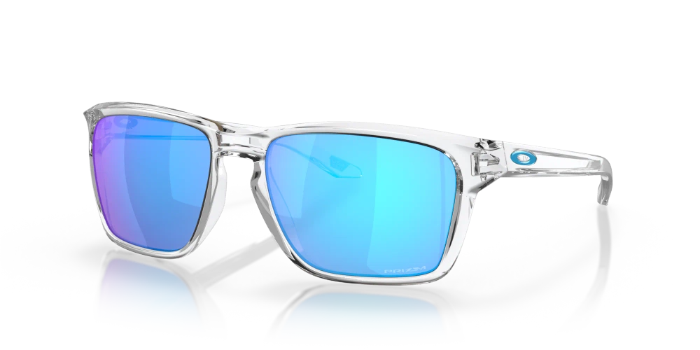Oakley Okulary przeciwsłoneczne Sylas Polished Clear, Prizm Sapphire OO9448-04