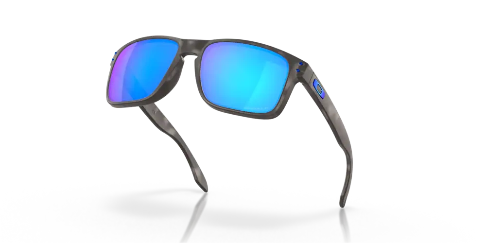 Oakley Sunglasses HOLBROOK Matte Black Tortoise / Prizm Sapphire Polarized OO9102-G7
