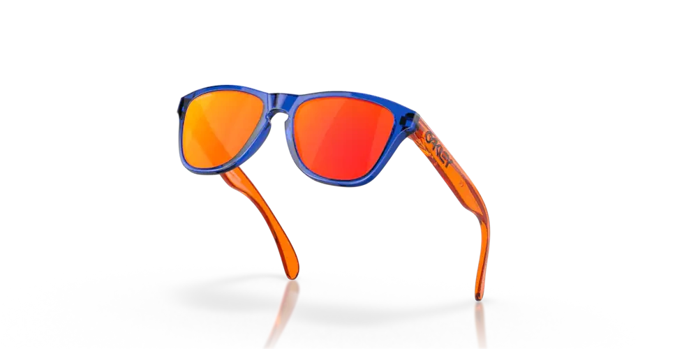 Oakley Sunglasses Junior FROGSKINS XXS Crystal Blue, Prizm Ruby OJ9009-06