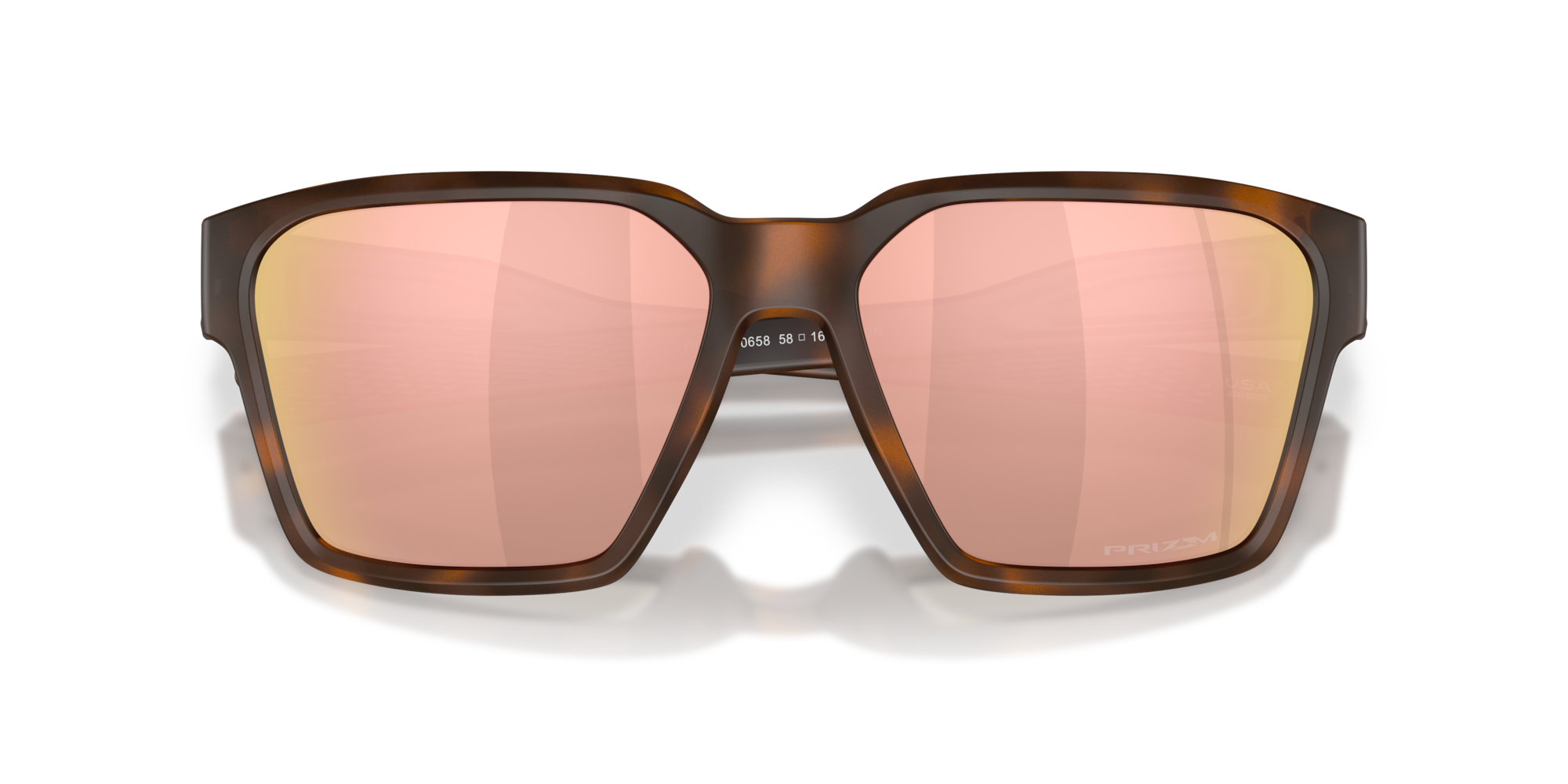 Oakley Okulary przeciwsłoneczne Briza Matte Tortoise Dark Amber / Prizm Rose Gold OO9497-06