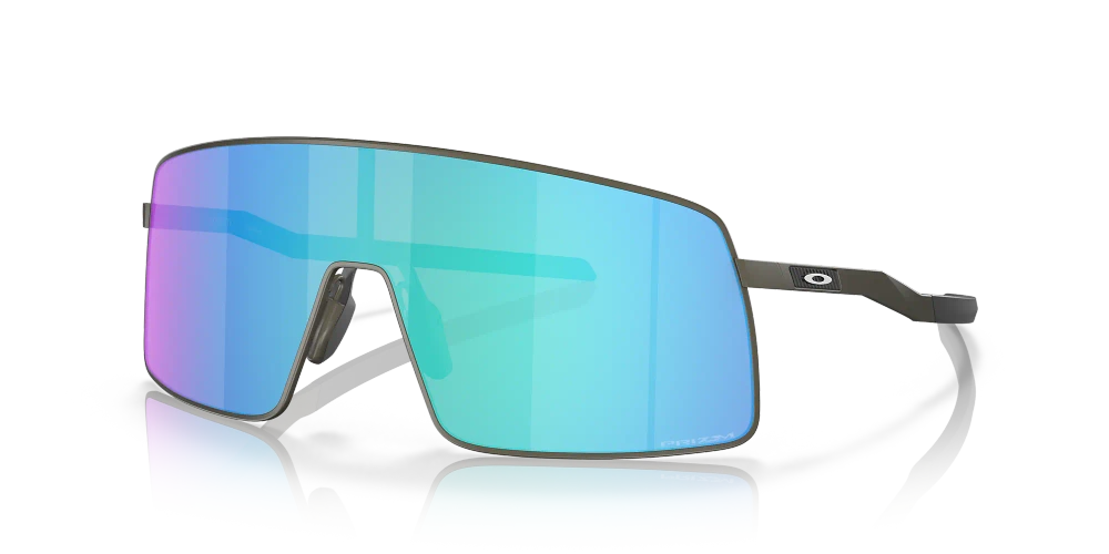 Oakley Sunglasses Sutro TI Satin Lead, Prizm Sapphire OO6013-04