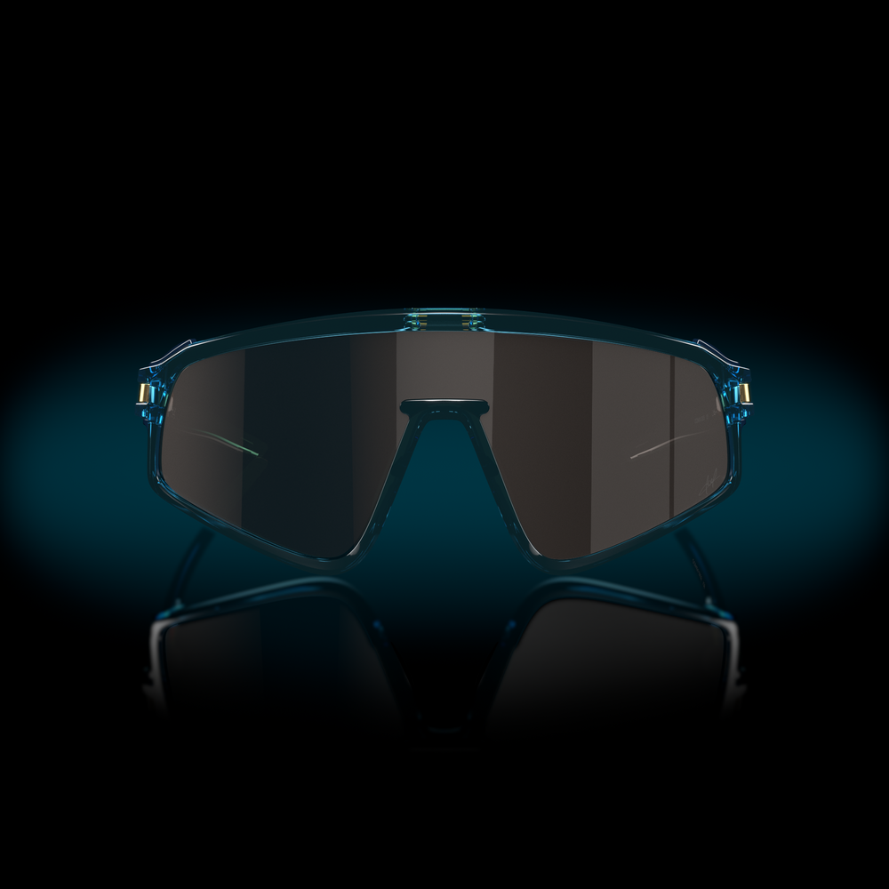 Oakley Okulary przeciwsłoneczne LATCH PANEL Transparent Stonewash / Prizm Tungsten OO9404-08