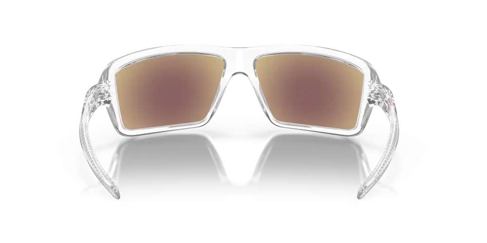 Oakley Sunglasses CABLES OO9129-05 Polished Clear, Prizm Sapphire Polarized