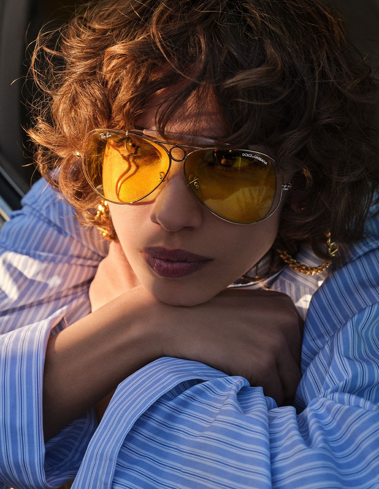 DOLCE&GABBANA x Ray-Ban Okulary przeciwsłoneczne RB3138M-001/85 