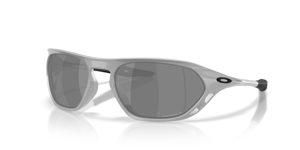 Oakley Sunglasses CAGE JACKET X Silver/Prizm Black Polarized OO9537-09