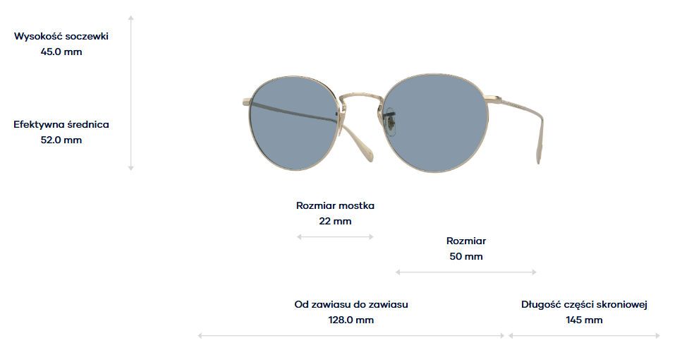 Oliver Peoples Okulary przeciwsłoneczne COLERIDGE SUN OV1186S-514556