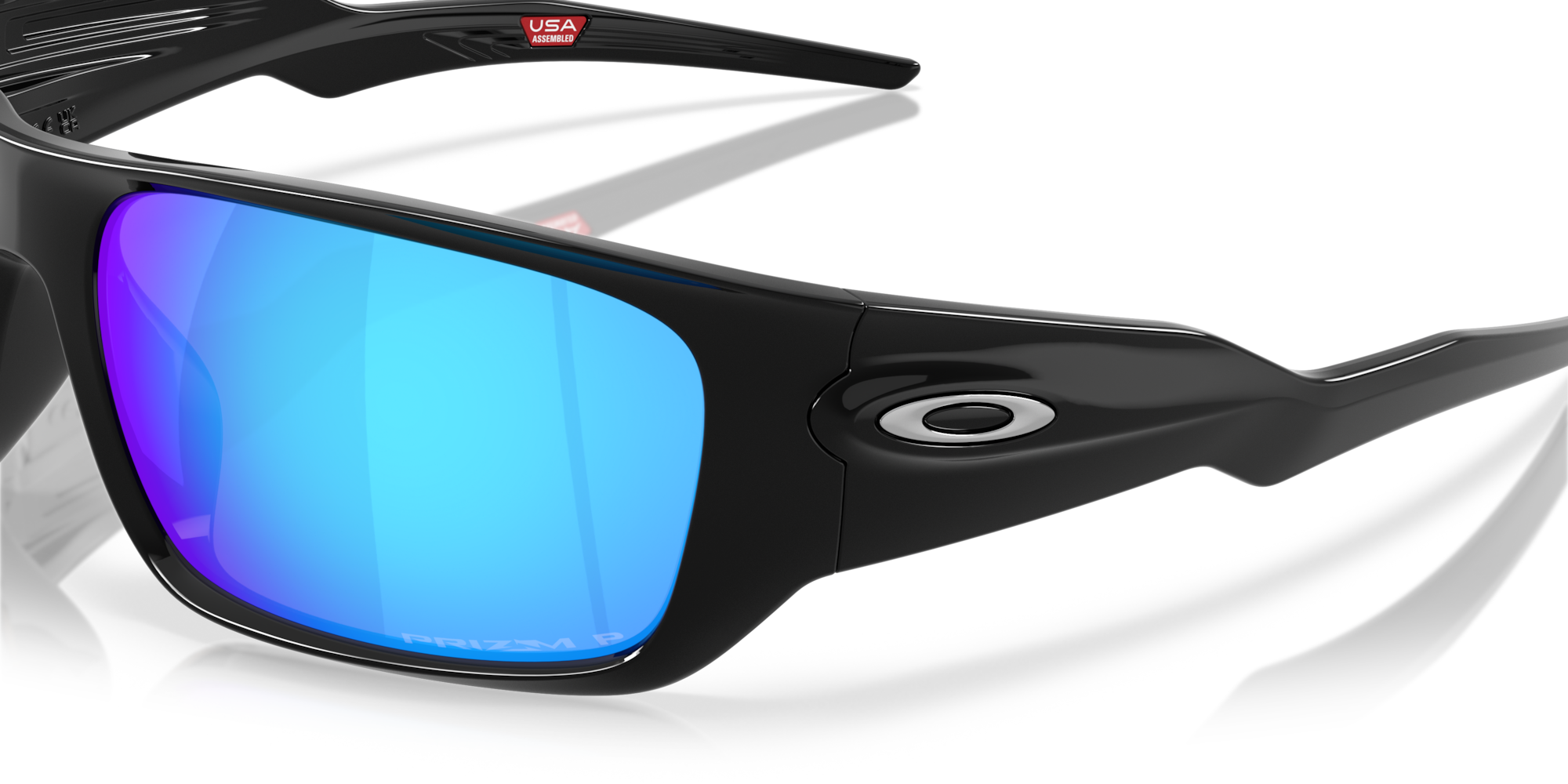 Oakley Okulary przeciwsłoneczne MASSETER Polished Black / Prizm Sapphire Polarized OO9486-05