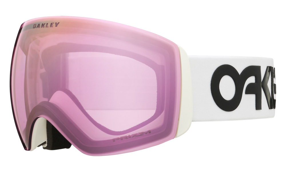 OAKLEY Gogle Snow FLIGHT DECK L Factory Pilot White/Prizm Snow Hight Intensity Pink OO7050-84