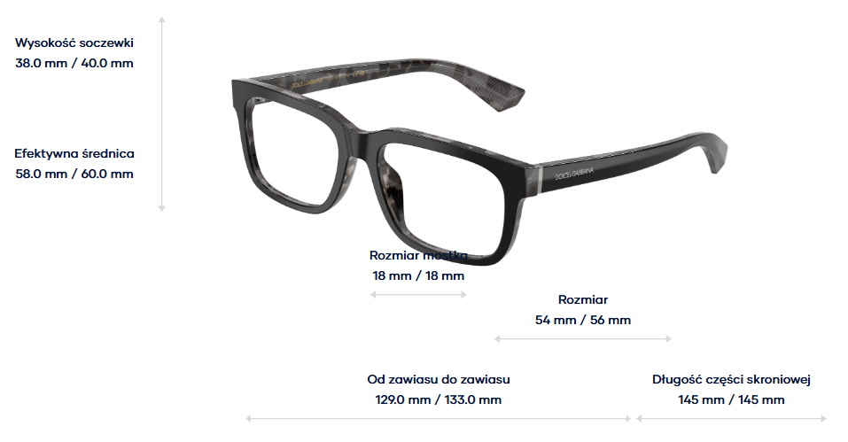 Dolce & Gabbana Optical frame DG3432-3403