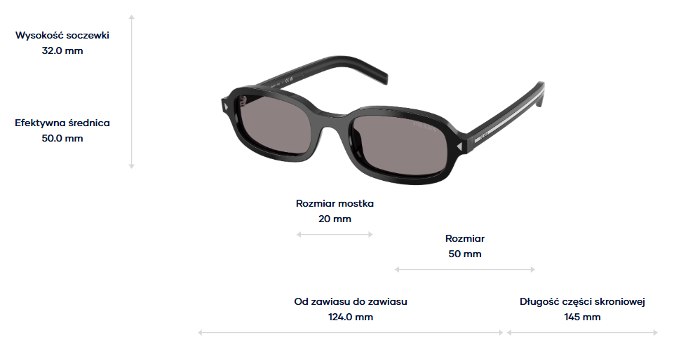 Prada Okulary przeciwsłoneczne PR D06S-16K03D