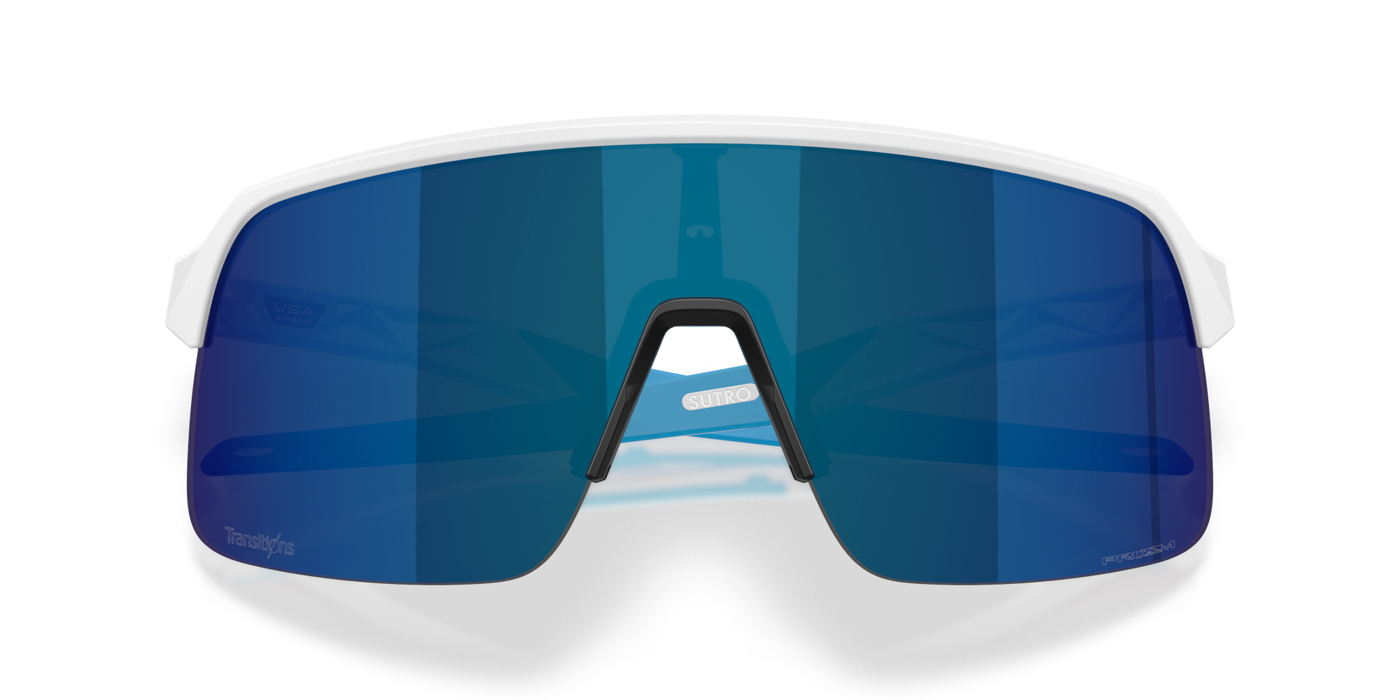 Oakley Okulary przeciwsłoneczne SUTRO LITE Matte White/Prizm Transitions Cobalt OO9463-C9